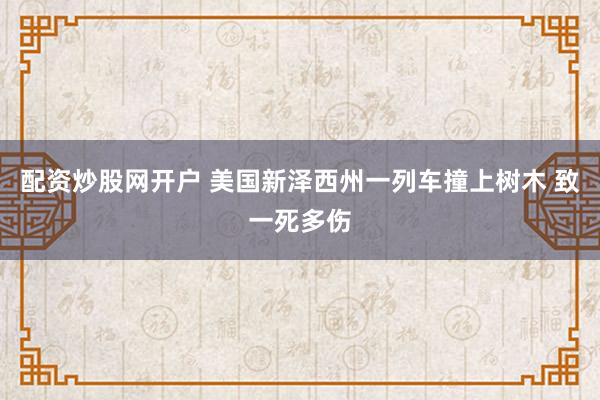 配资炒股网开户 美国新泽西州一列车撞上树木 致一死多伤